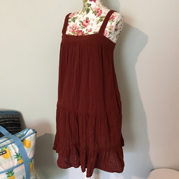 burgundy sun dresses
